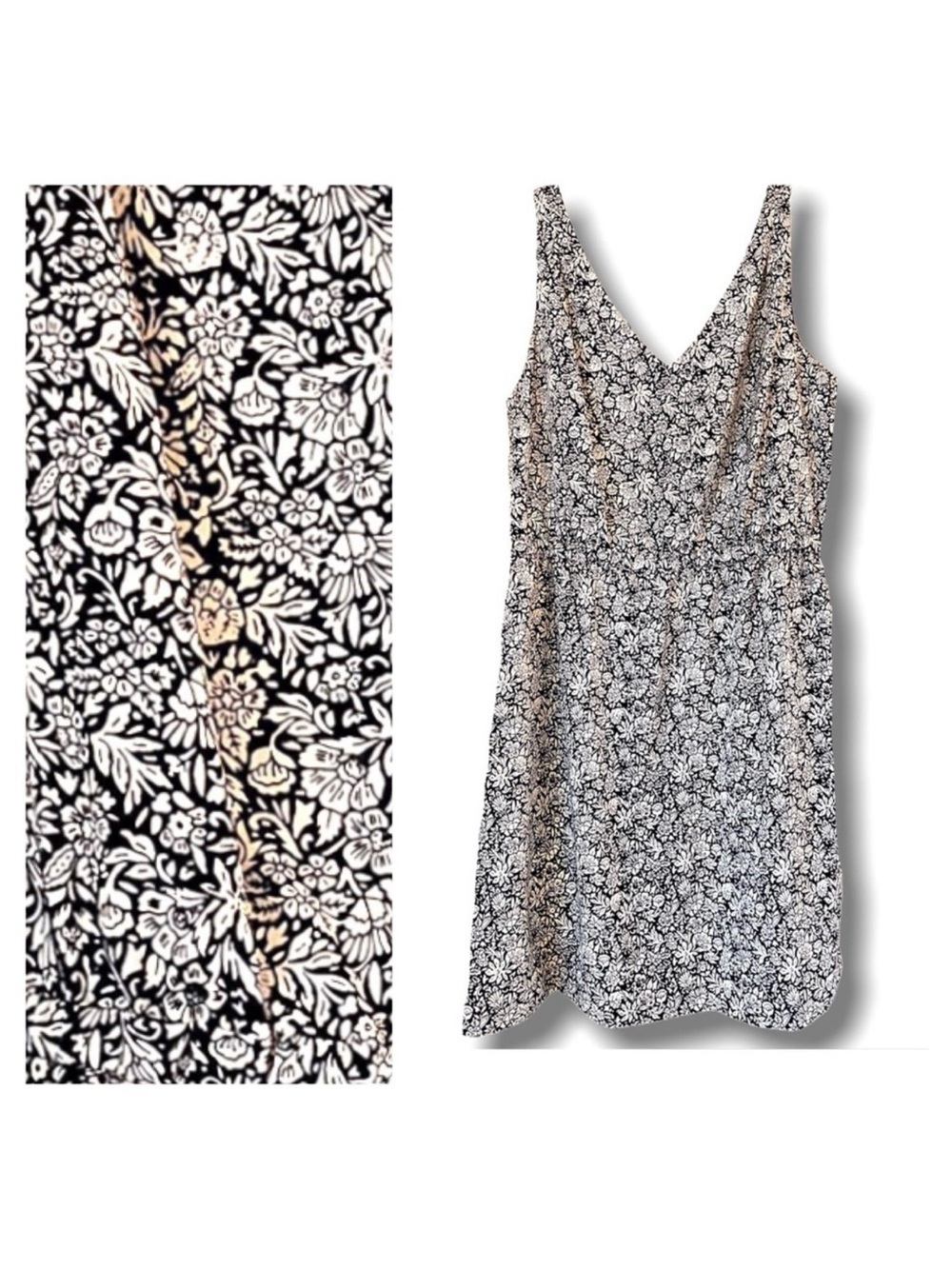 LOFT Floral Sleeveless A-Line Dress - NWT